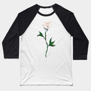White Rose Baseball T-Shirt